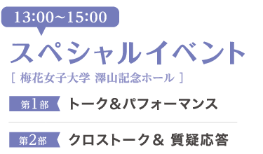 井上芳雄氏によるトーク＆パフォーマンス