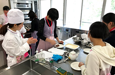 食文化学科 調理実習体験「本格ティラミスにチャレンジ！」