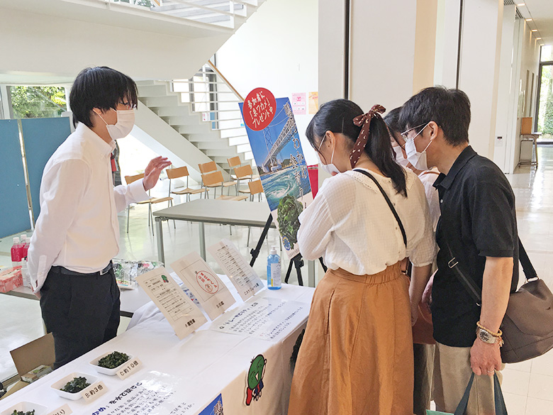 梅花女子大学×JF徳島漁連×徳島県×大阪府中央卸売市場「食育ミニクイズ」